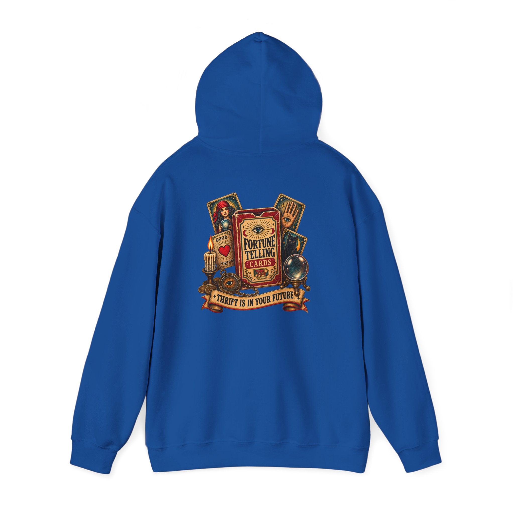 Thrift Is in Your Future - Mens Heavy Blend™ Hooded Sweatshirt 005
