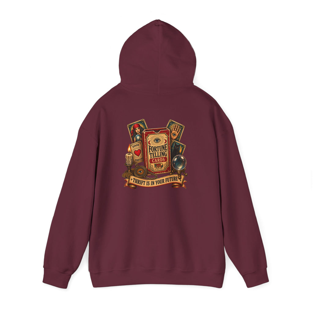 Thrift Is In Yourself Future - Womens Heavy Blend™ Hooded Sweatshirt Wts 005