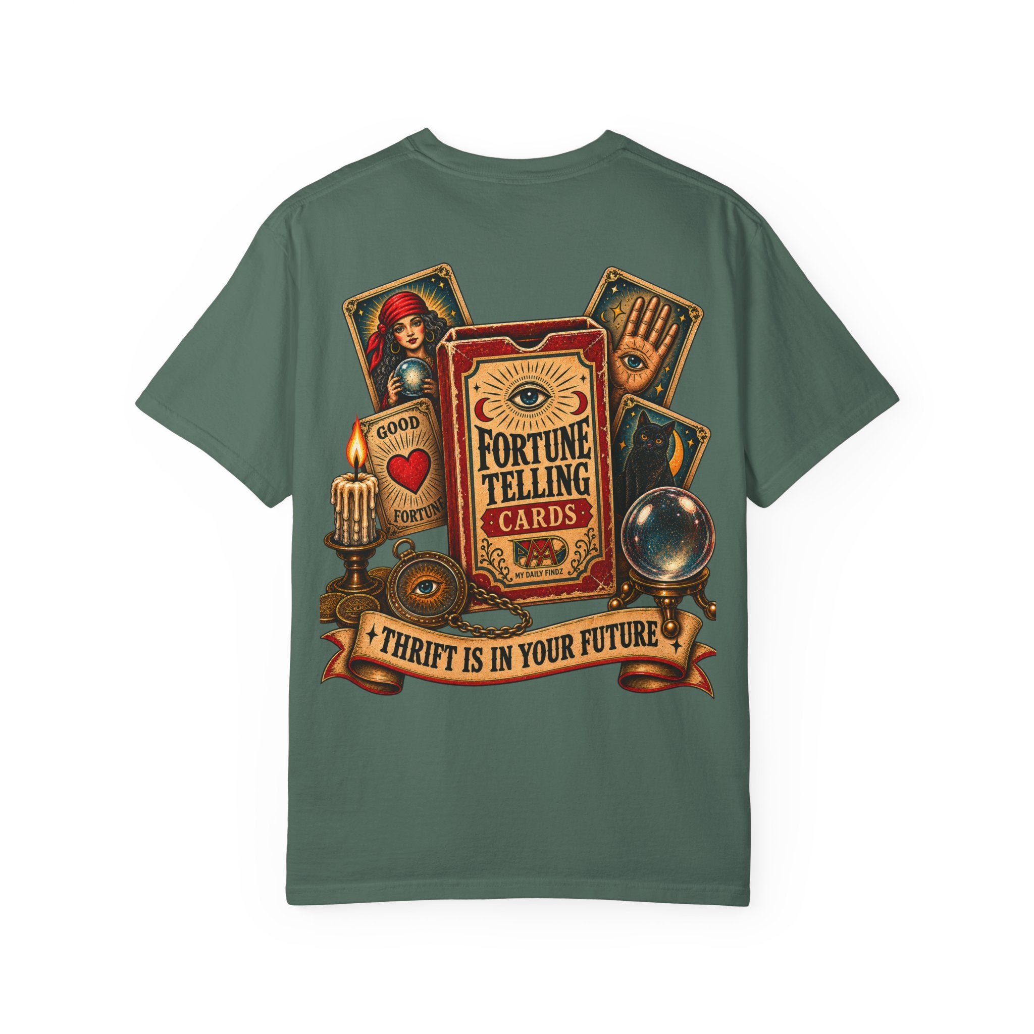 Thrift is In Your Future - Mens  Garment-Dyed T-shirt 005
