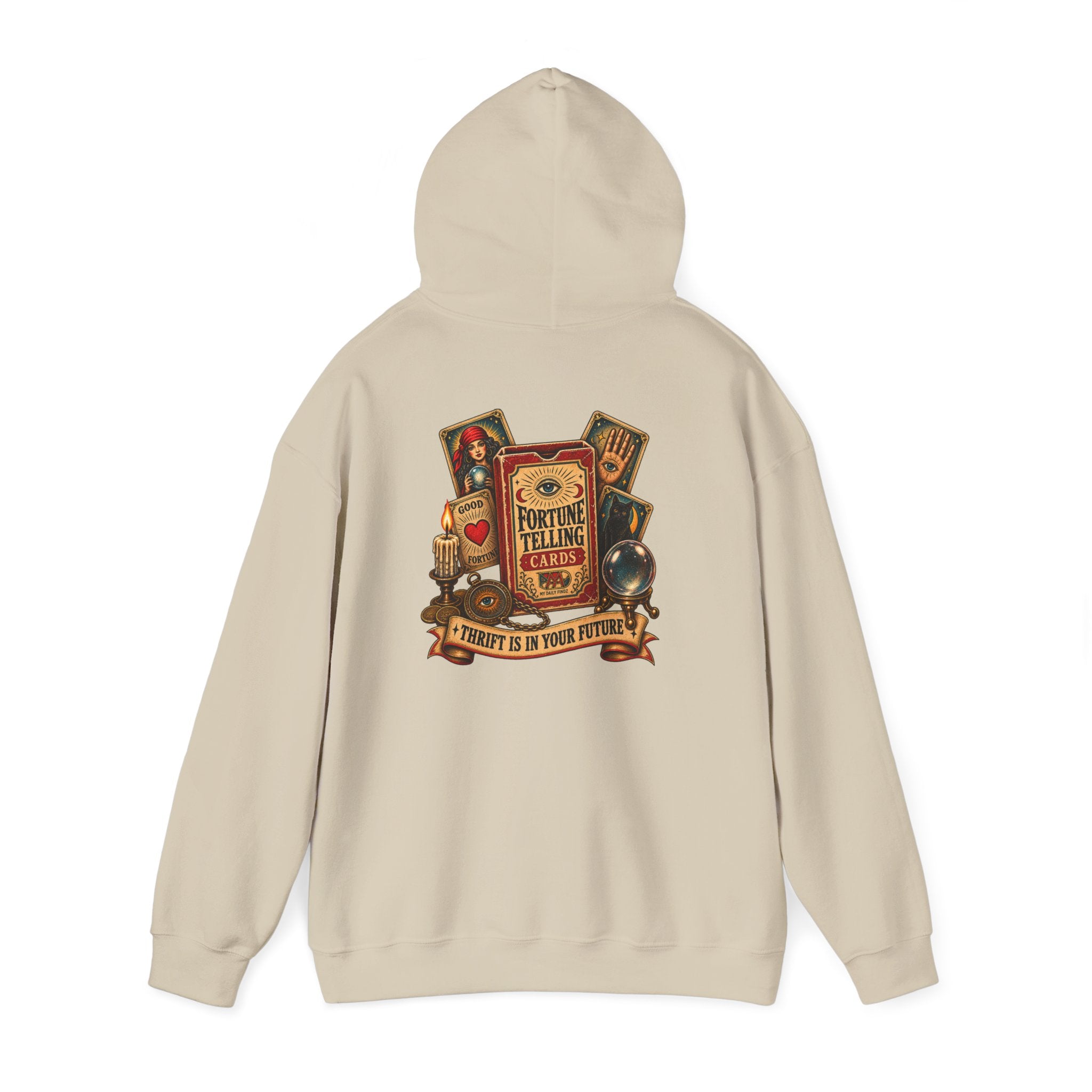 Thrift Is in Your Future - Mens Heavy Blend™ Hooded Sweatshirt 005