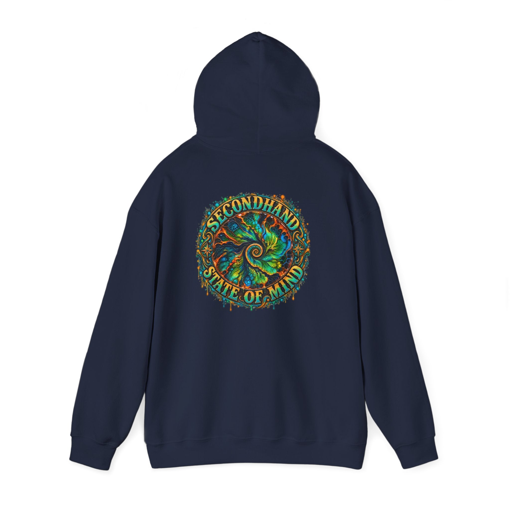 Secondhand State Of Mind- Unisex Heavy Blend™ Hooded Sweatshirt Mens , Womens 007