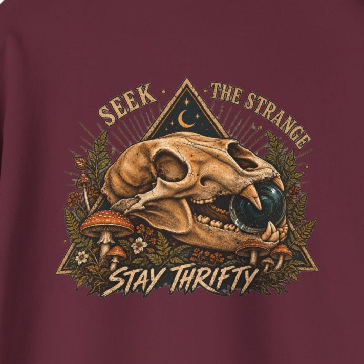 Seek The Strange Mens Hoodie 003