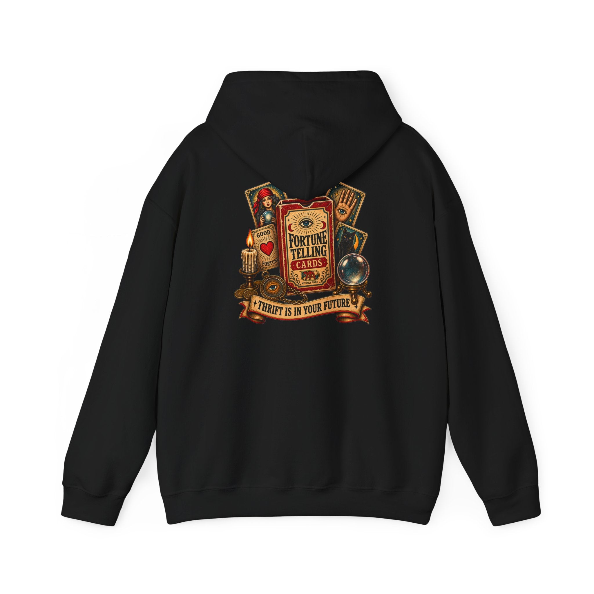 Thrift Is in Your Future - Mens Heavy Blend™ Hooded Sweatshirt 005