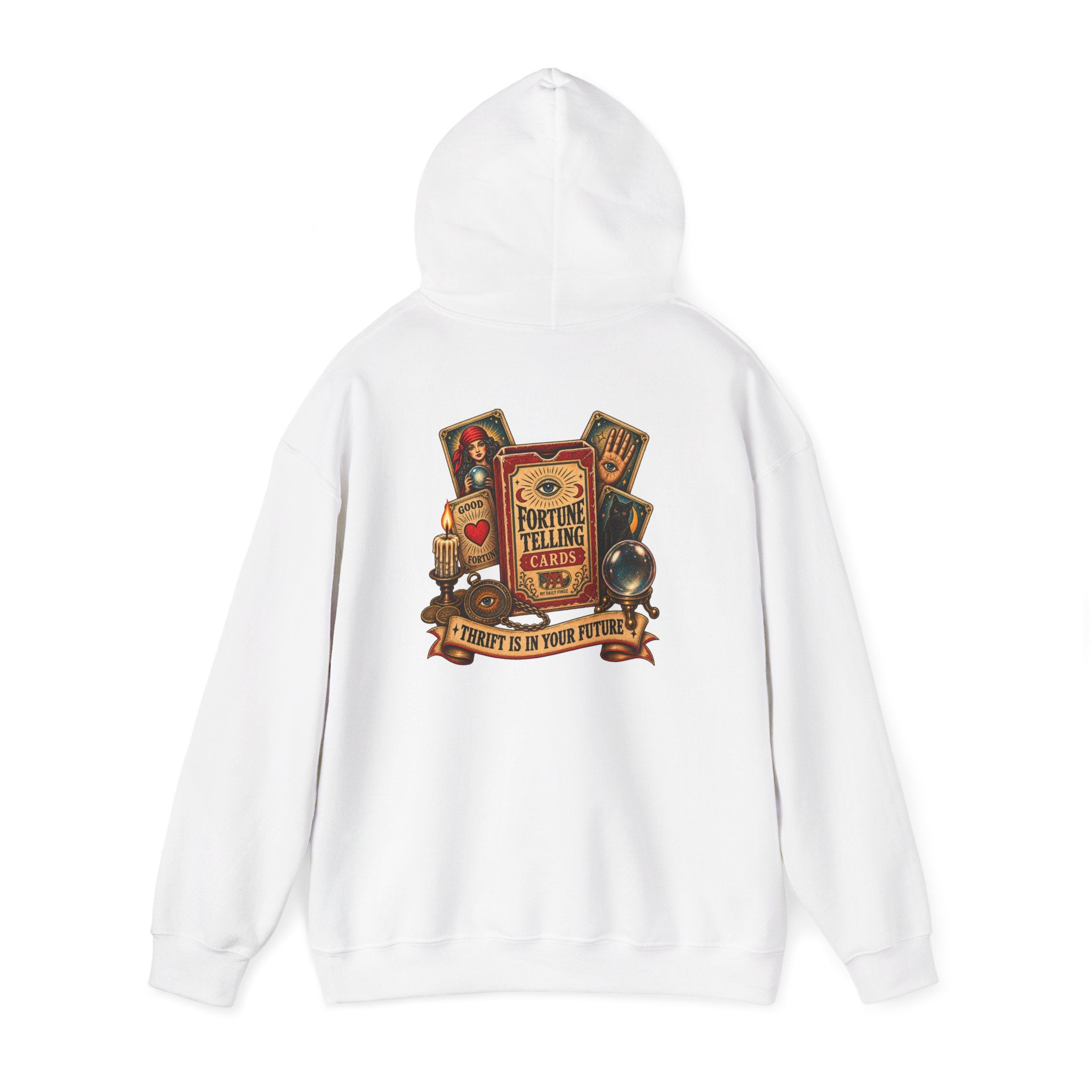 Thrift Is in Your Future - Mens Heavy Blend™ Hooded Sweatshirt 005