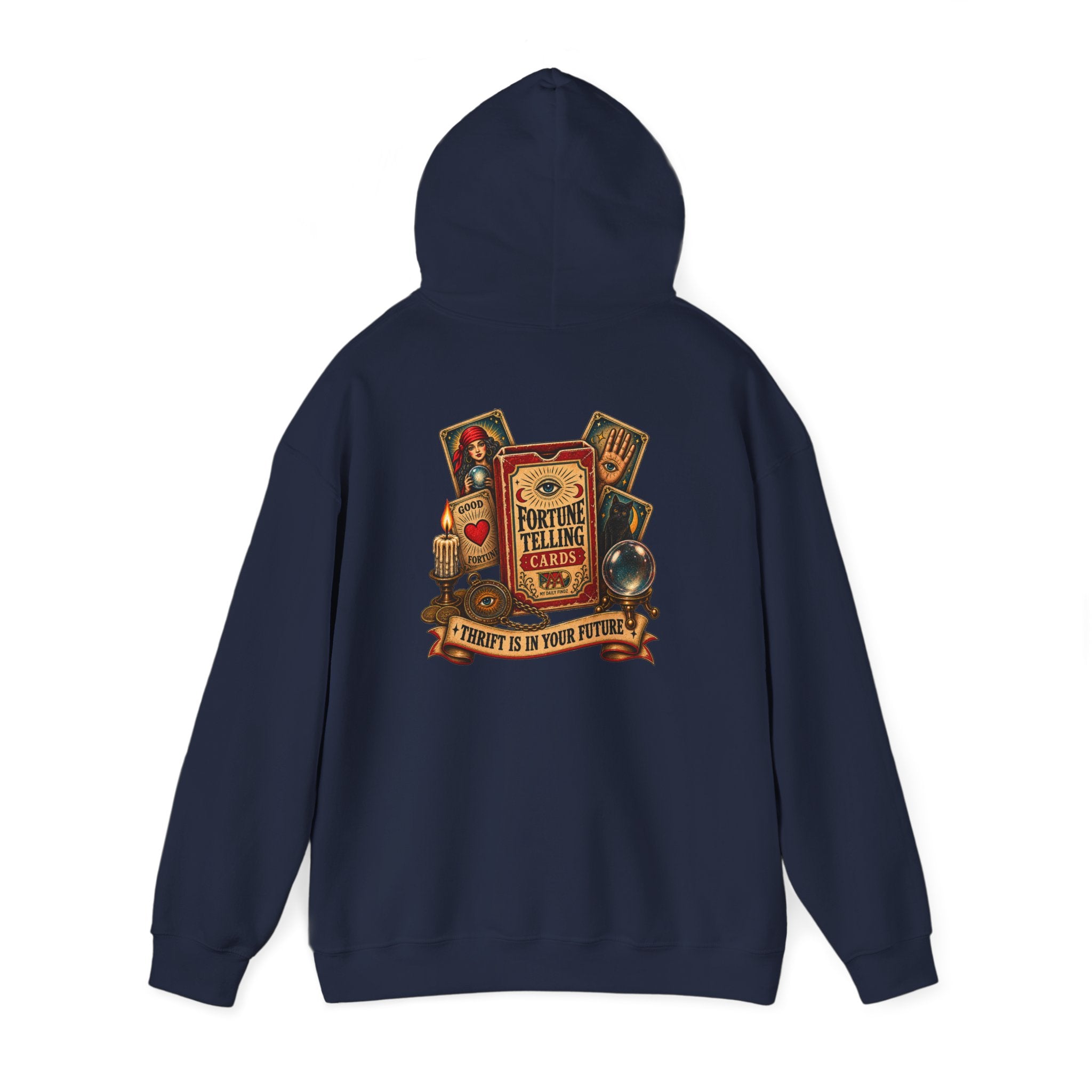 Thrift Is in Your Future - Mens Heavy Blend™ Hooded Sweatshirt 005