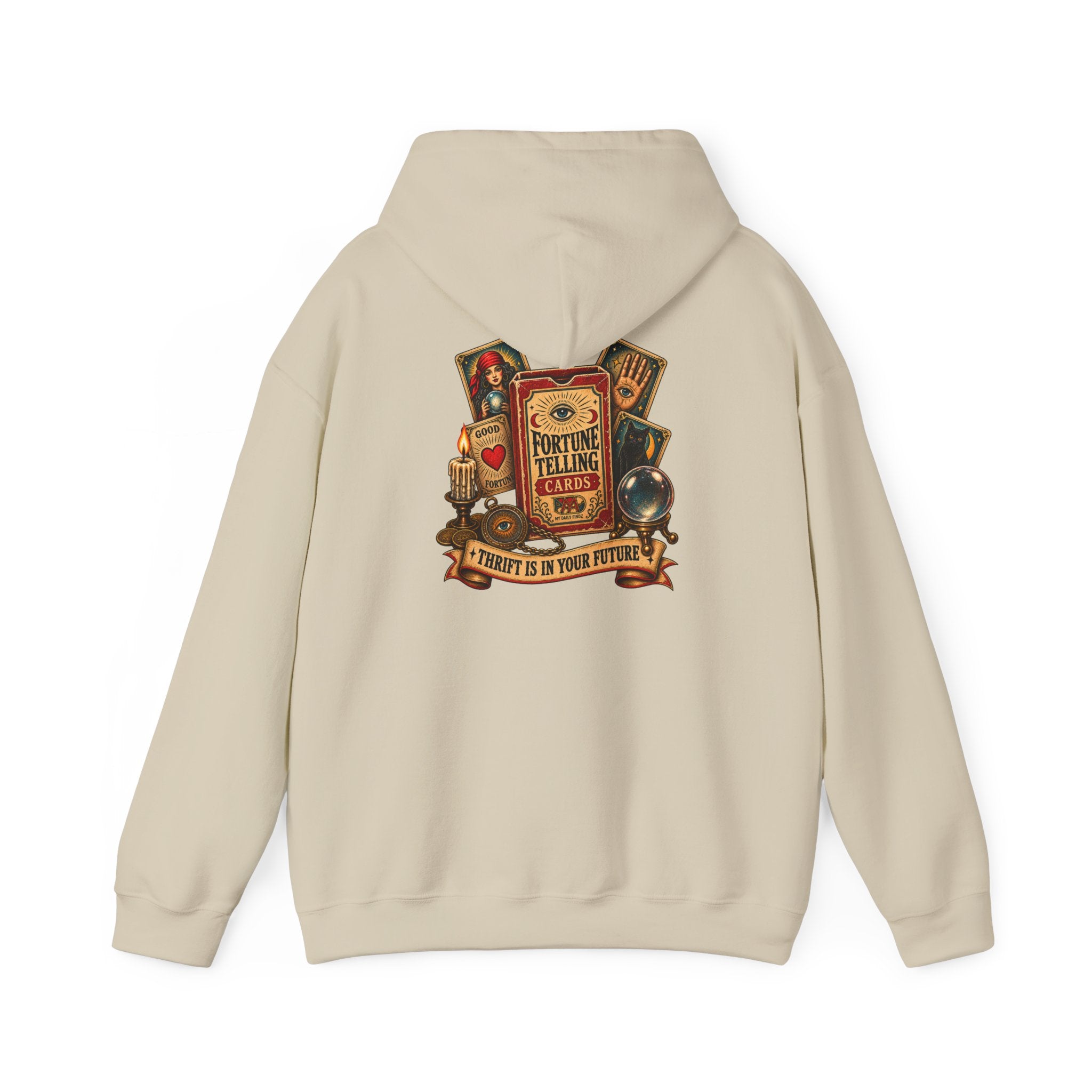 Thrift Is In Yourself Future - Womens Heavy Blend™ Hooded Sweatshirt Wts 005