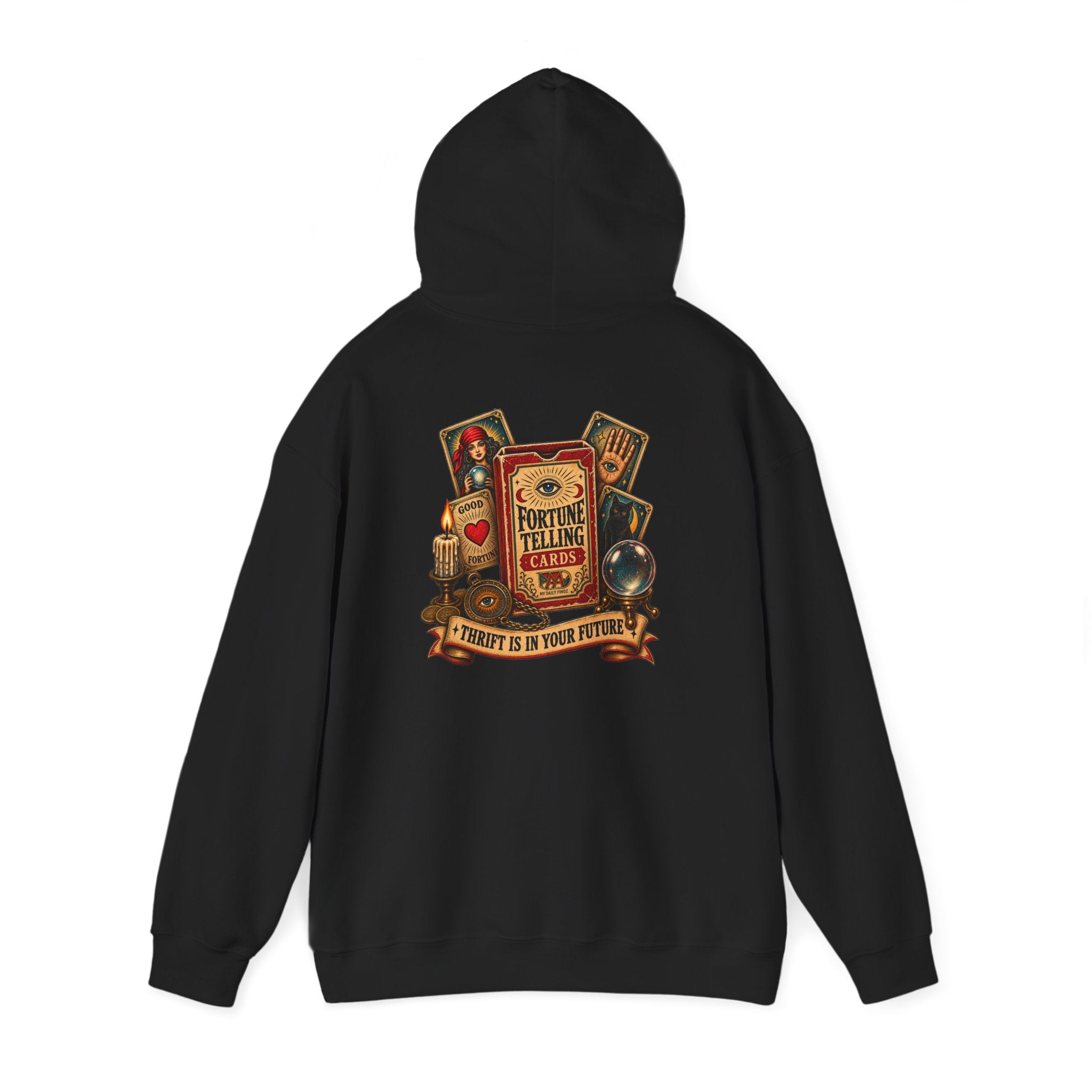 Thrift Is in Your Future - Mens Heavy Blend™ Hooded Sweatshirt 005