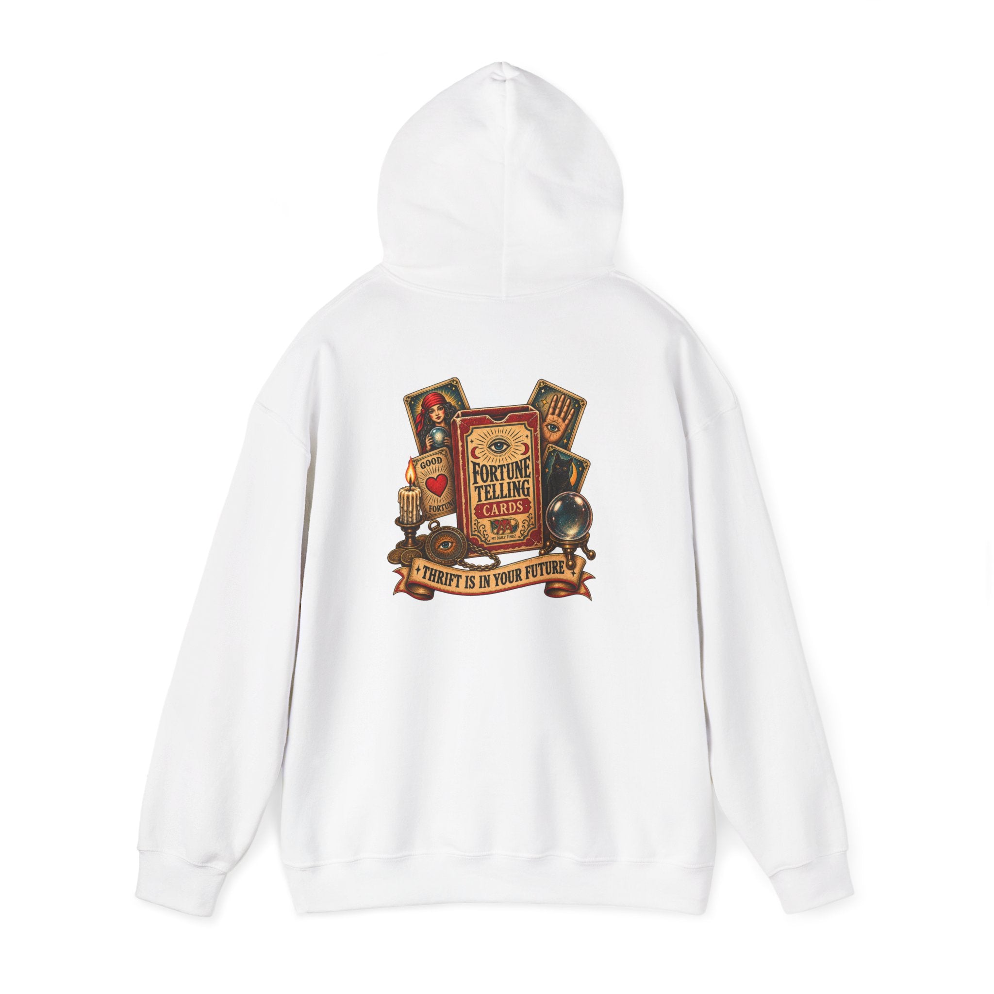 Thrift Is In Yourself Future - Womens Heavy Blend™ Hooded Sweatshirt Wts 005