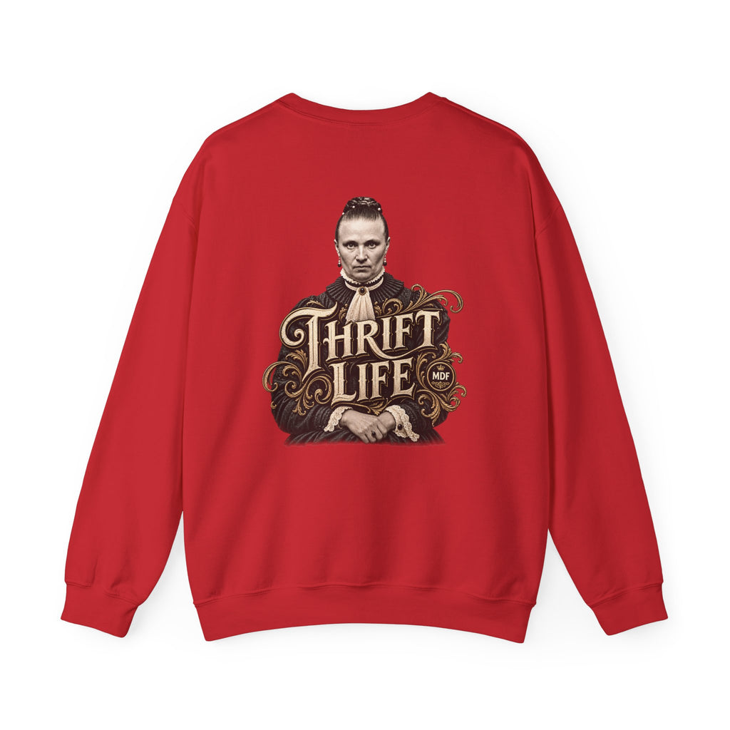 Thrift Life 001 Womens Heavy Blend™ Crewneck Sweatshirt wts