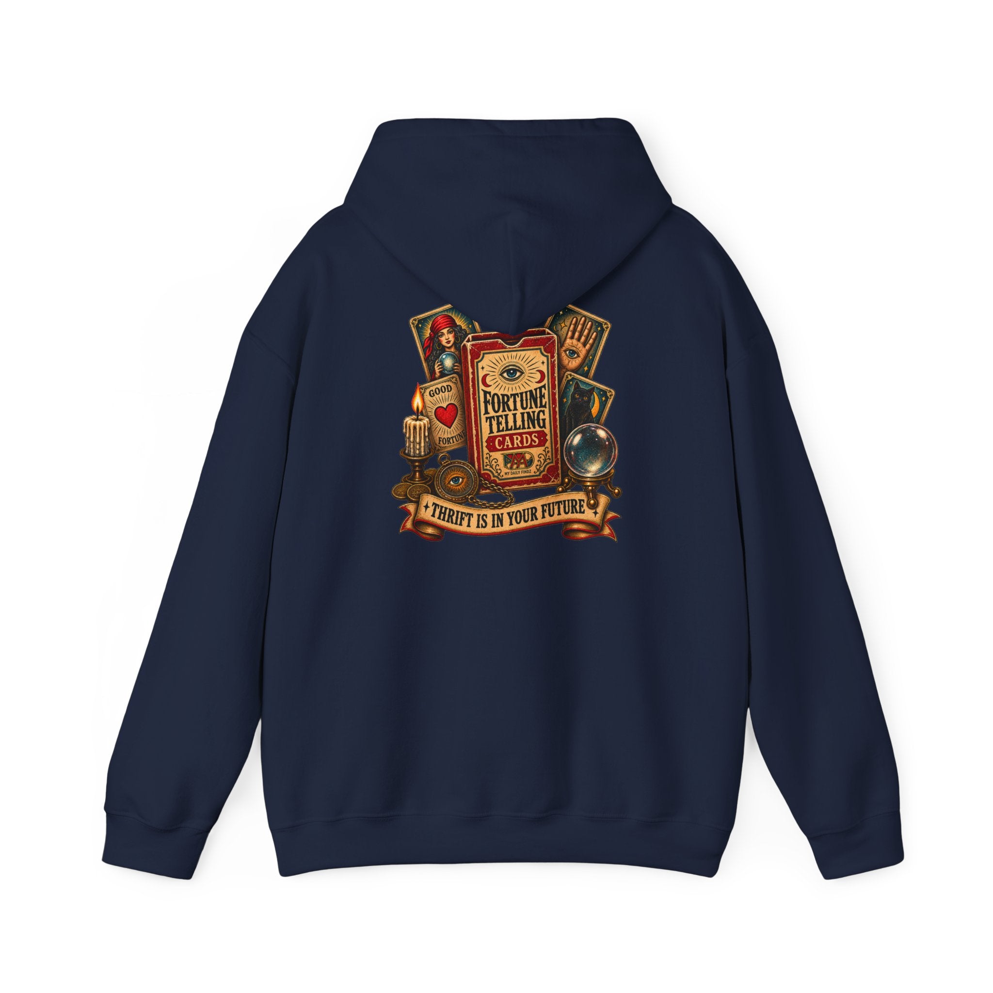 Thrift Is in Your Future - Mens Heavy Blend™ Hooded Sweatshirt 005
