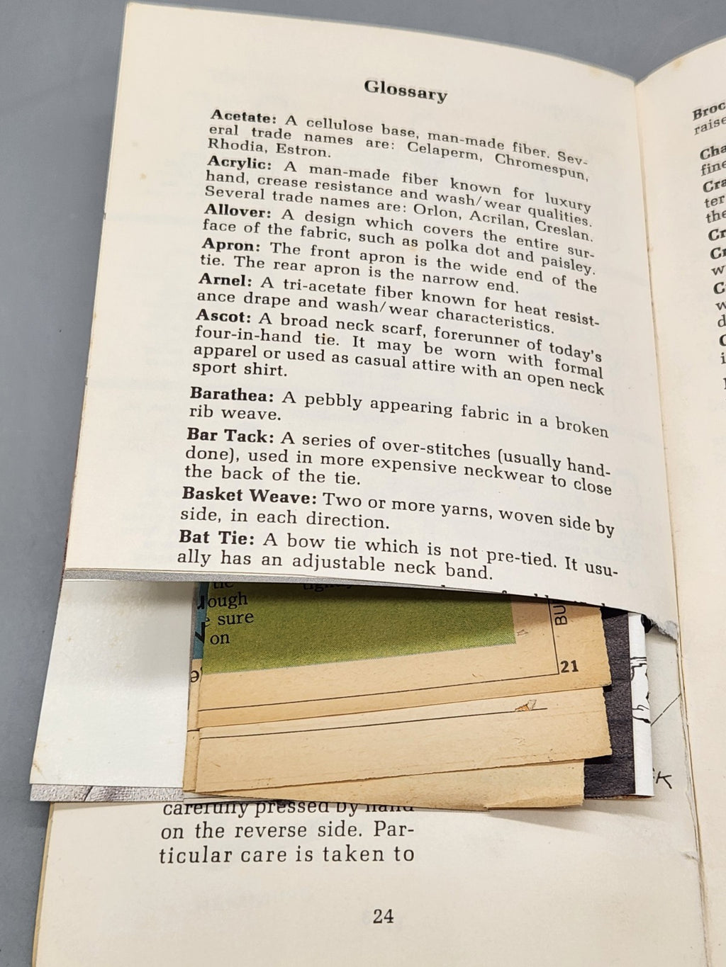 Vintage 1966 “On Selling Ties” Men’s Neckwear Guide Book Rosenthal Menswear...