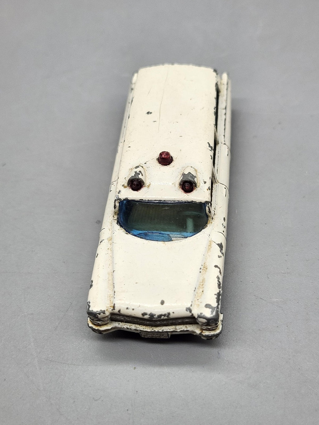 Vintage Matchbox Lesney No 54 S&S Cadillac Ambulance Diecast Car White Loose