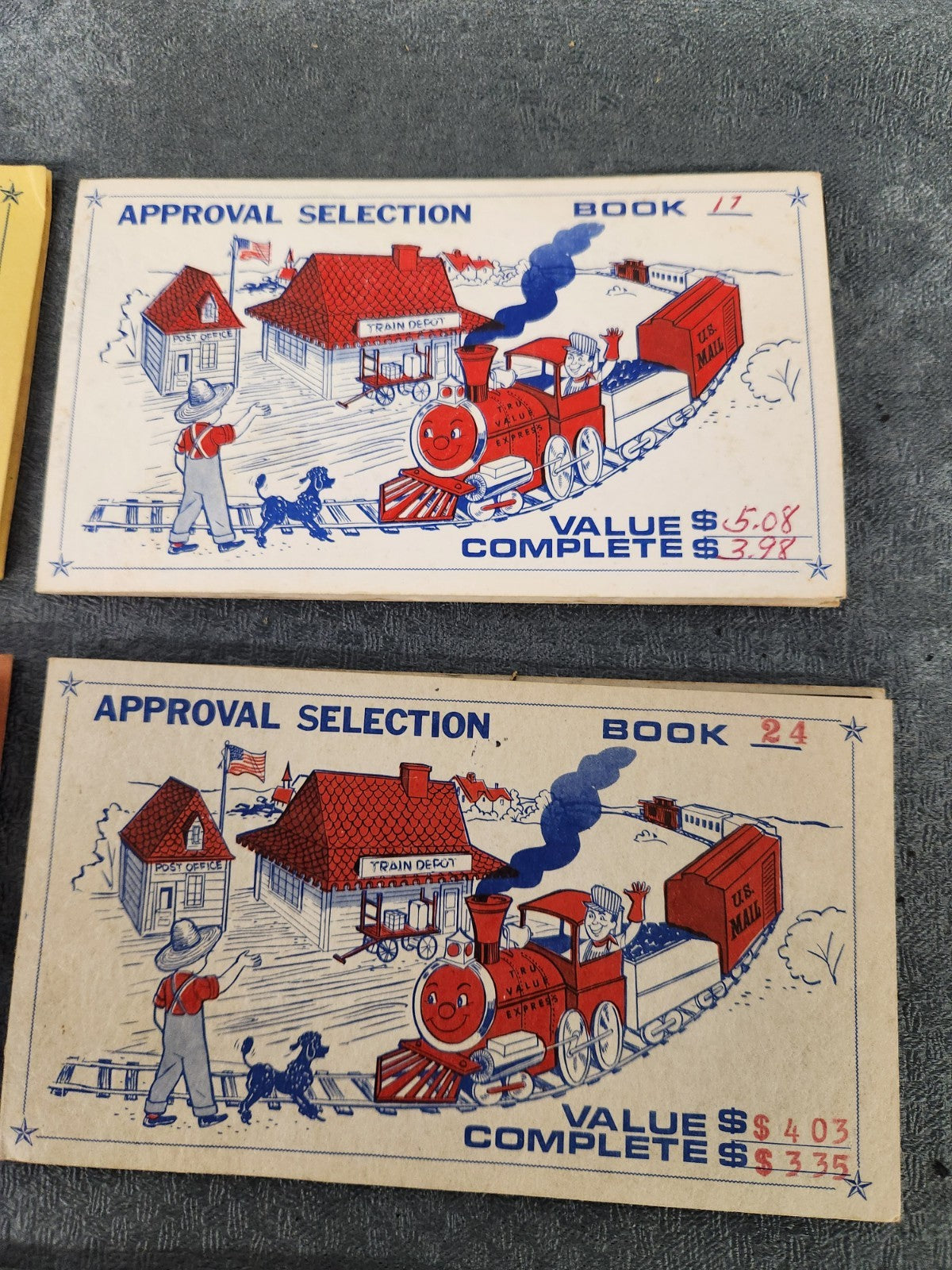 Vintage Stamp Approval Selection Books Lot Gulfstream Tru-Value Foreign Mint...