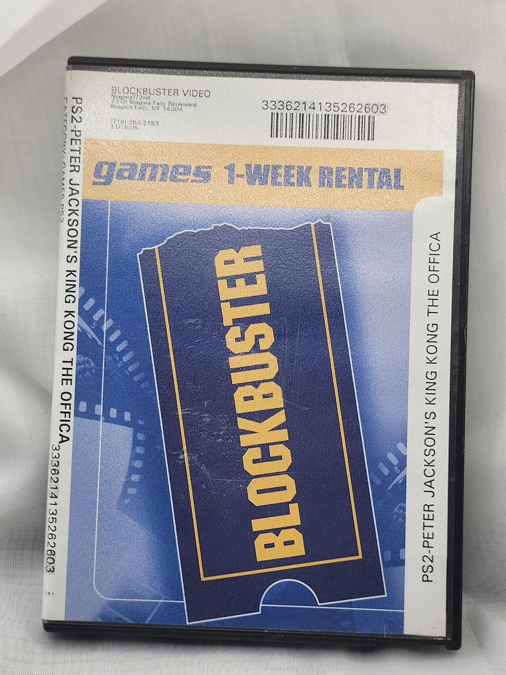 Peter Jackson's King Kong Sony PlayStation 2 Game Disc Blockbuster
