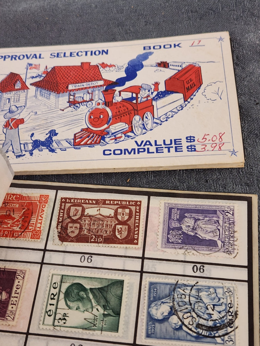 Vintage Stamp Approval Selection Books Lot Gulfstream Tru-Value Foreign Mint...