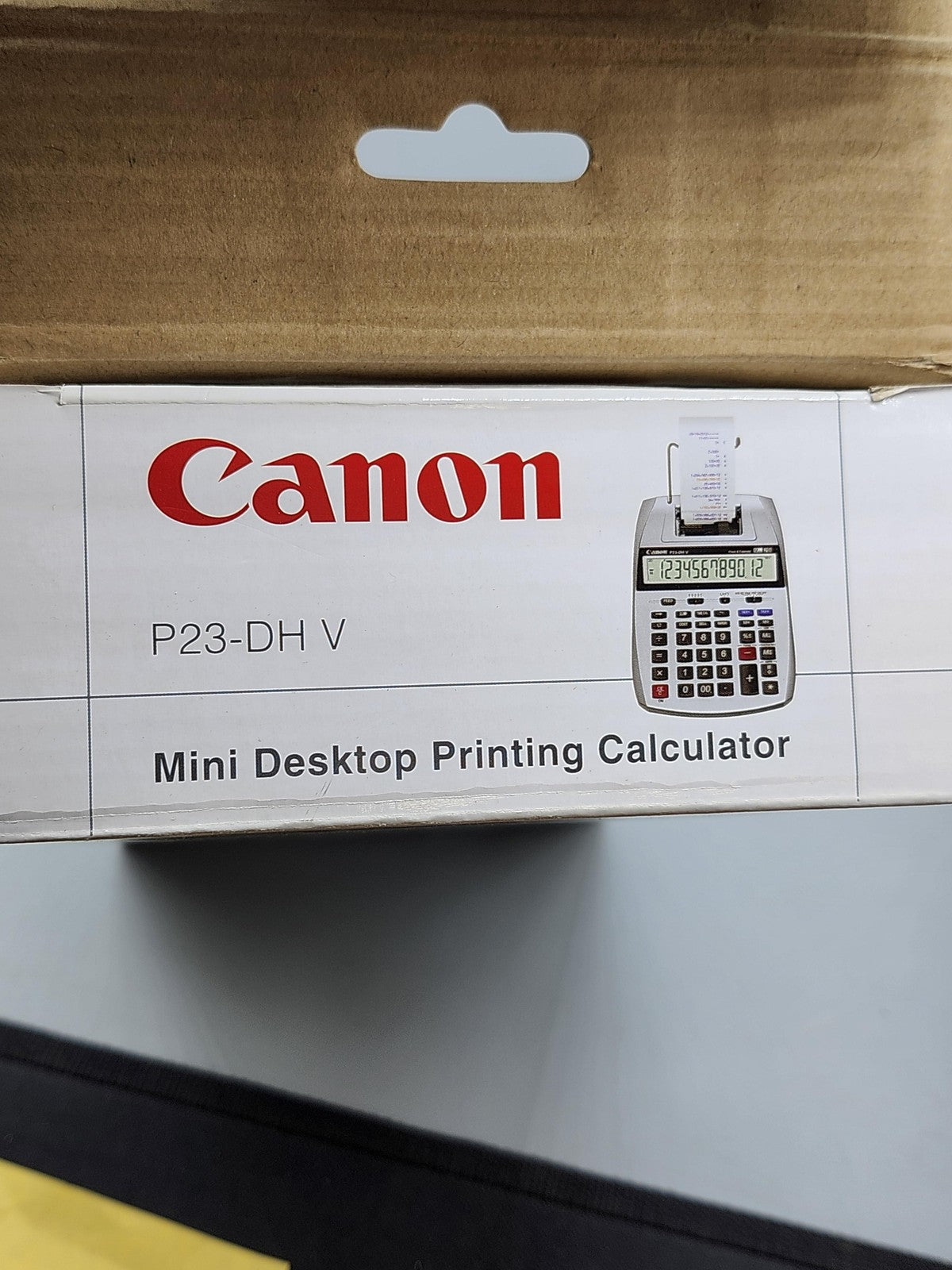 Canon P23-DH V Mini Desktop Printing Calculator Clock Calendar AC Adapter