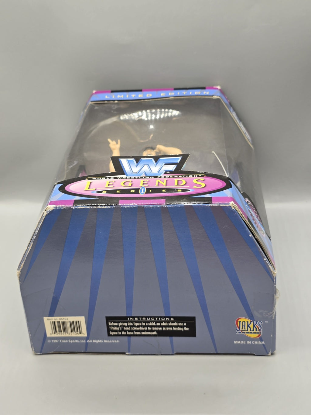 WWF Legends Series 1 Captain Lou Albano Limited Edition Figure Boxed Jakks