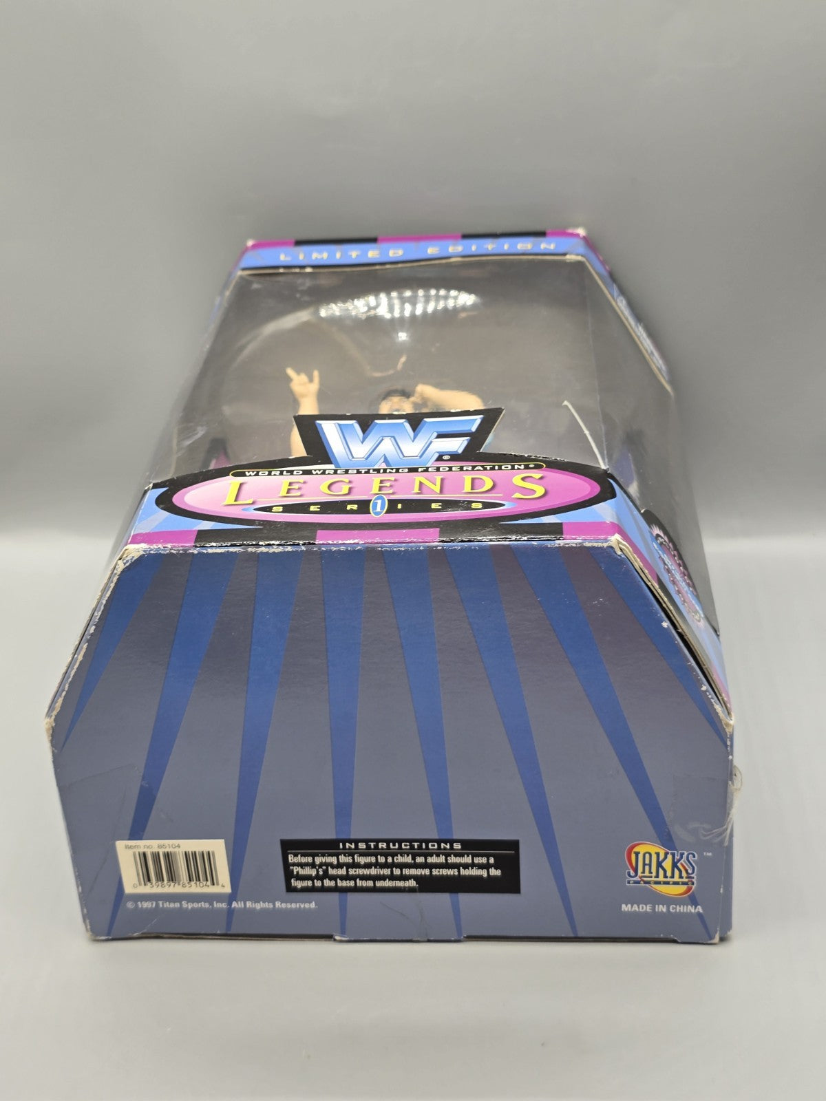 WWF Legends Series 1 Captain Lou Albano Limited Edition Figure Boxed Jakks