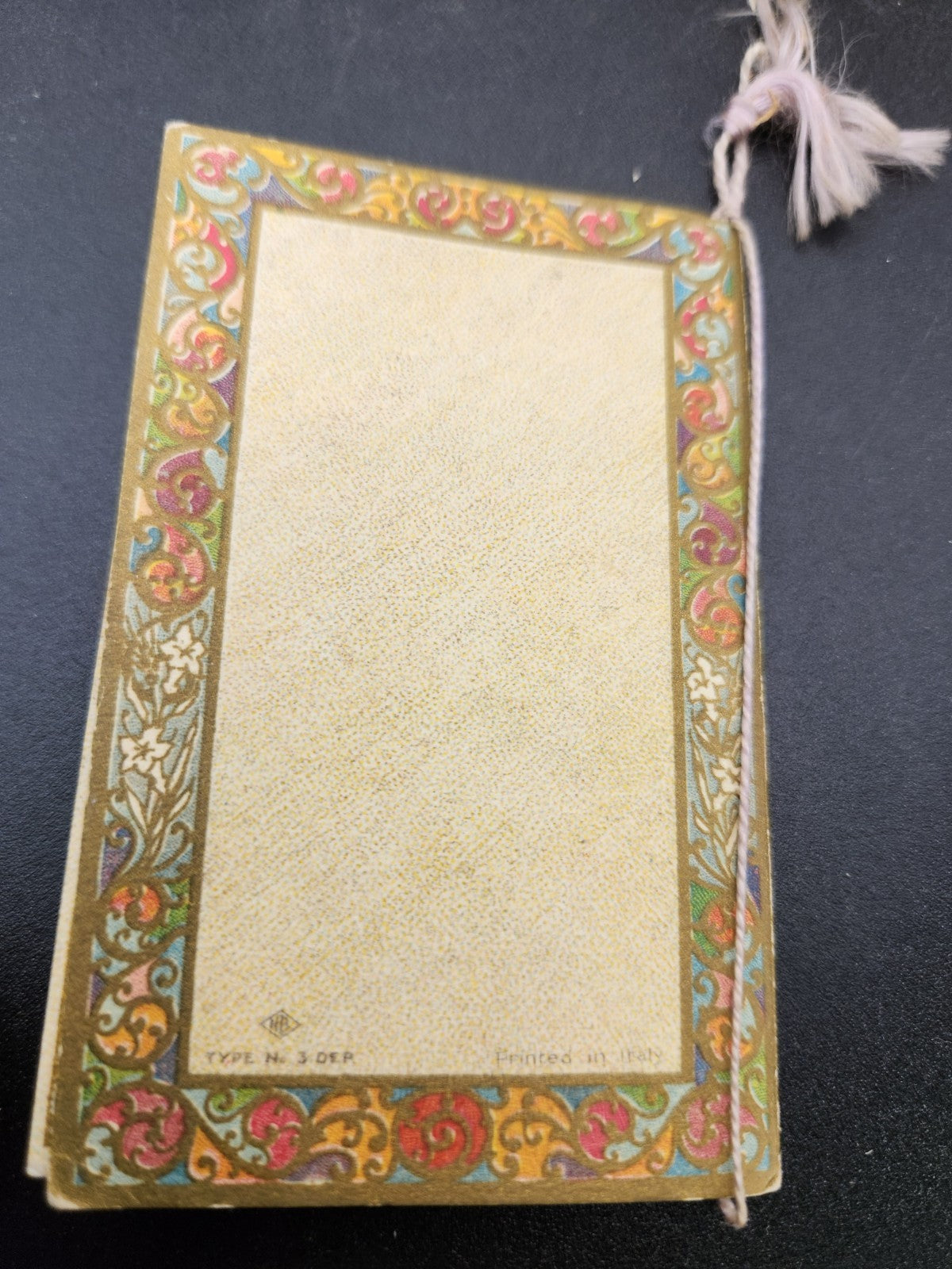 Vintage Mini Religious Prayer Calendar Booklet Printed In Italy