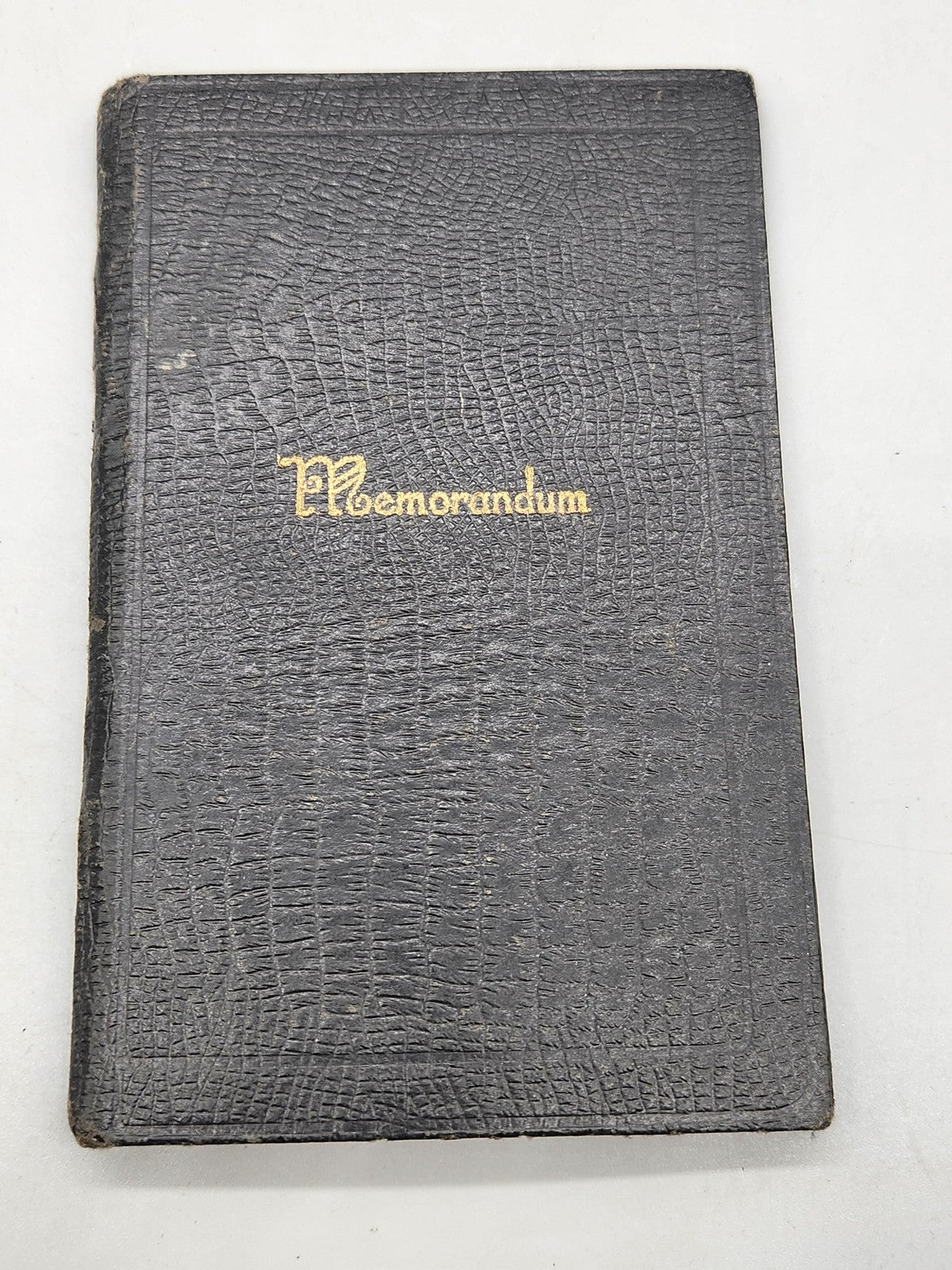 Vintage 1930 Memorandum Notebook John E Eklund Handwritten Journal Poetry Notes