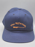 Vintage The Rifleman New Era Hat Cap Snap Back Mens S Blue Rope Baseball 80s