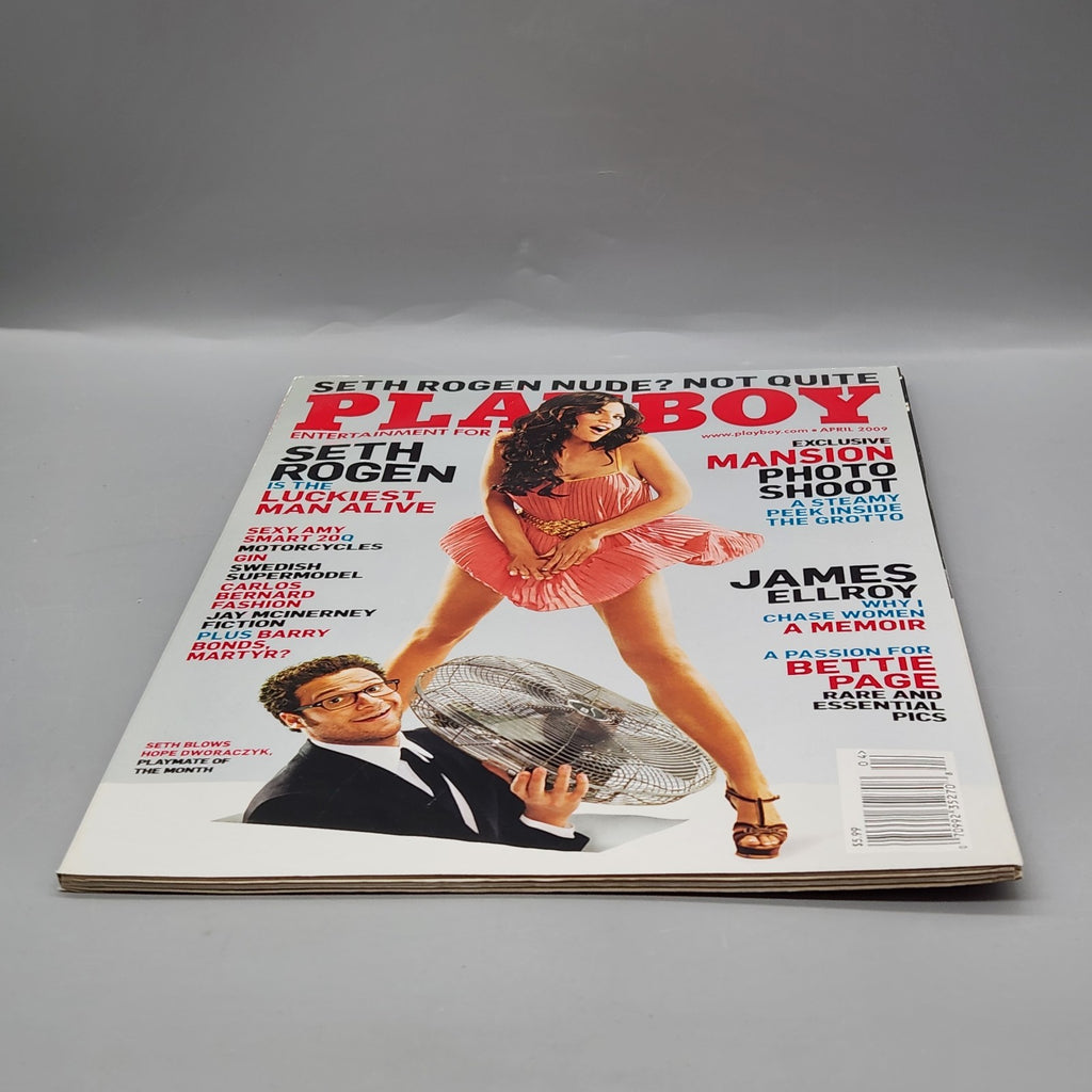 Vintage Playboy Magazine April 2009 Seth Rogen Cover Issue