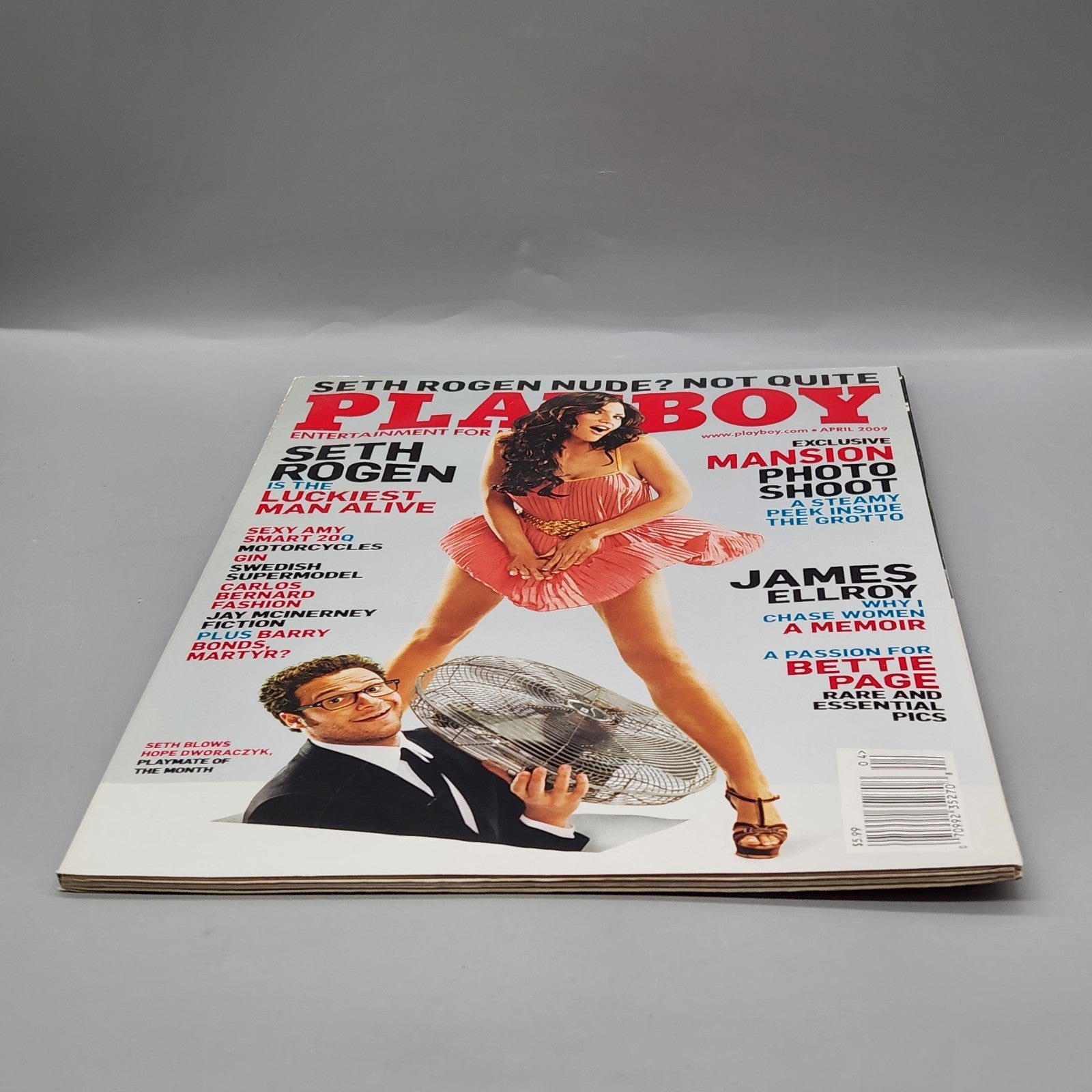 Vintage Playboy Magazine April 2009 Seth Rogen Cover Issue
