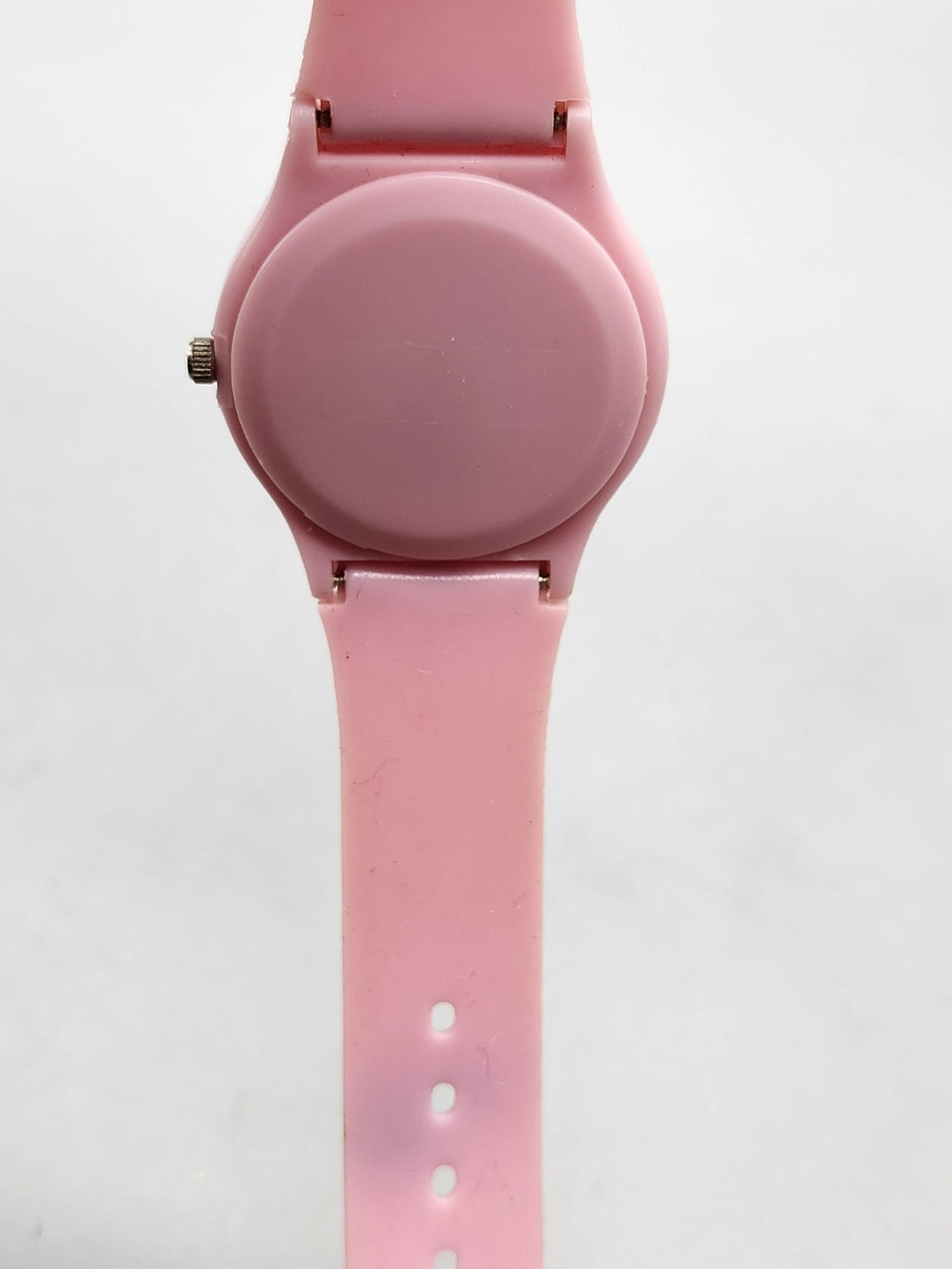 Girls Pink Muffy Ahead Of Her Time Bear Watch Plastic Band Analog Wristwatch