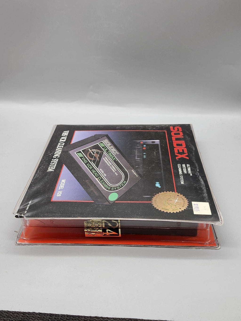 Solidex Ultimax VHS VCR Cleaning System Head Cleaner Wet Dry Tape Model V28