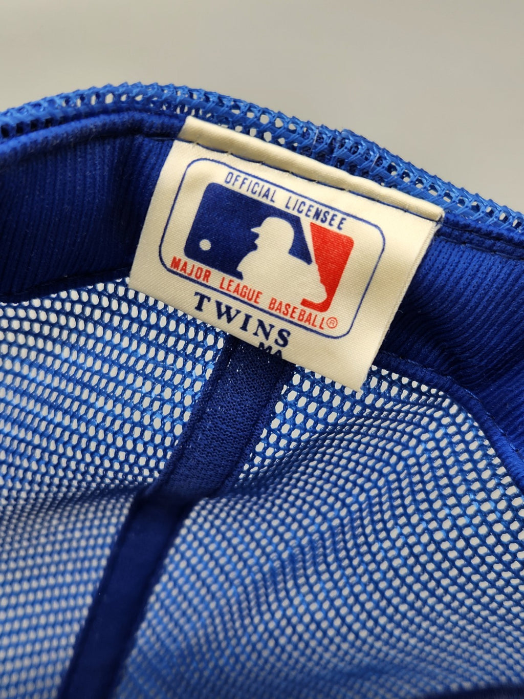Vintage New York Mets Mesh Trucker Snapback Hat MLB Official License Blue Orange