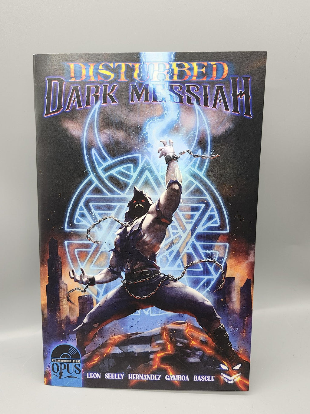 OPUS Disturbed Dark Messiah Comic Book Lot 3 Limited Edition Horror Issues Set