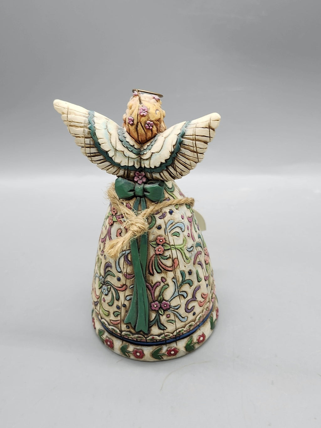Jim Shore Heartwood Creek Archangel Figurine New Beginnings Flowers Beige Decor