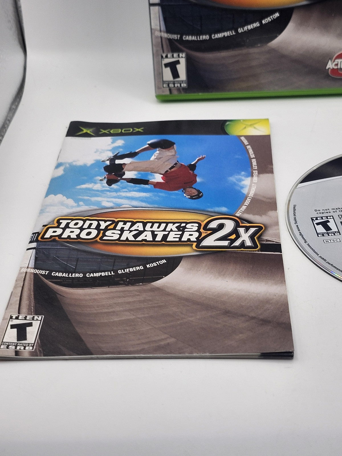 Tony Hawk's Pro Skater 2X Xbox Game CIB Activision NTSC-U/C T Teen Sports 2001