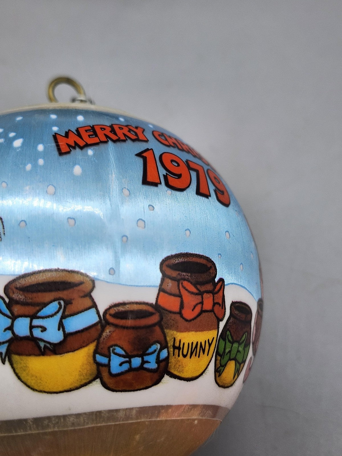 Vintage Disney Winnie The Pooh 1979 Christmas Ornament Plastic Multicolor Decor