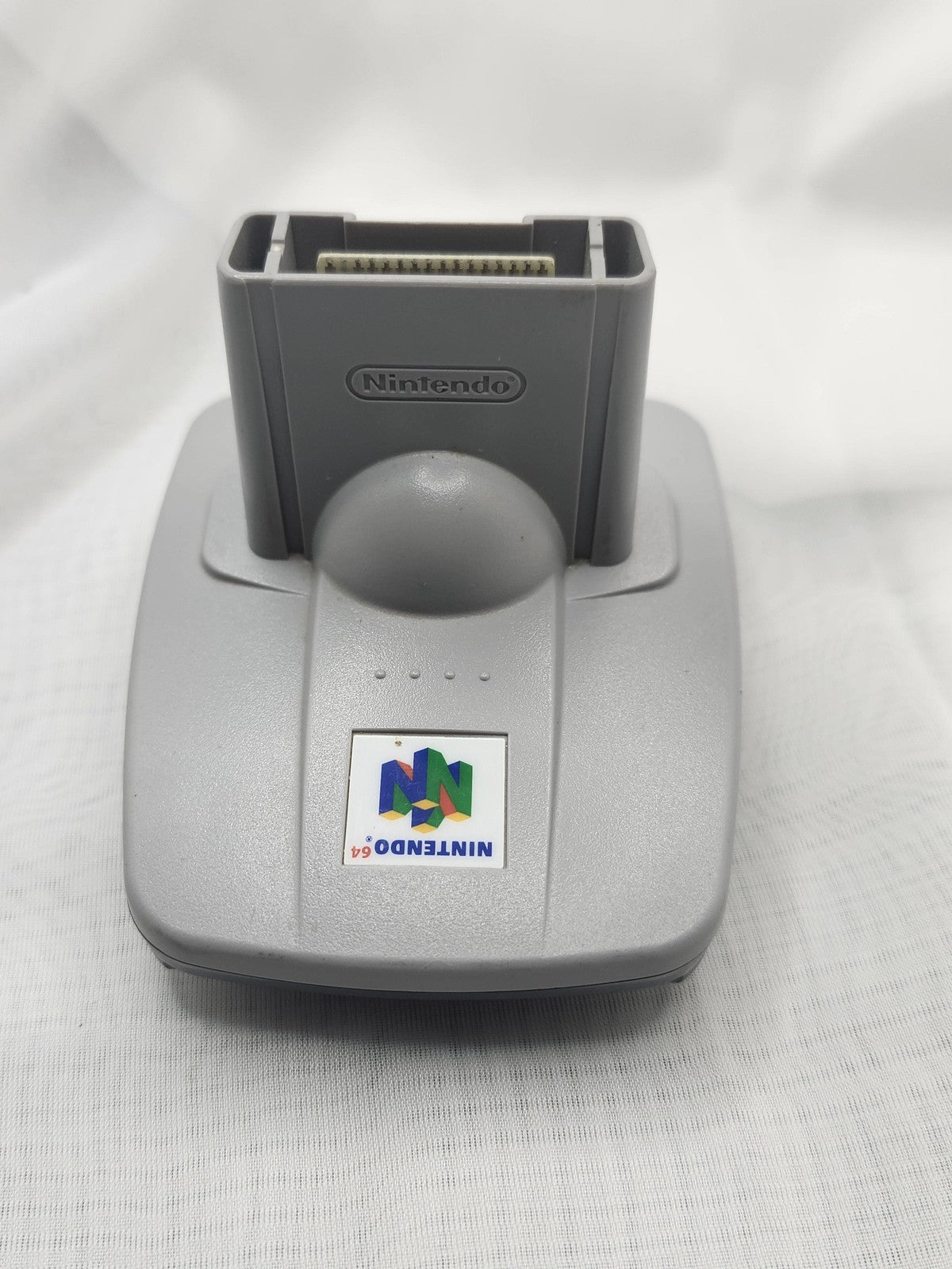 Nintendo 64 Transfer Pak NUS-019 Gray Controller Adapter For N64 Game Boy OEM