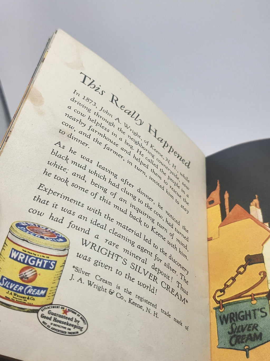 Vintage 1944 The Cow And The Silver Cream Vernon Grant J.A. Wright PB Kids