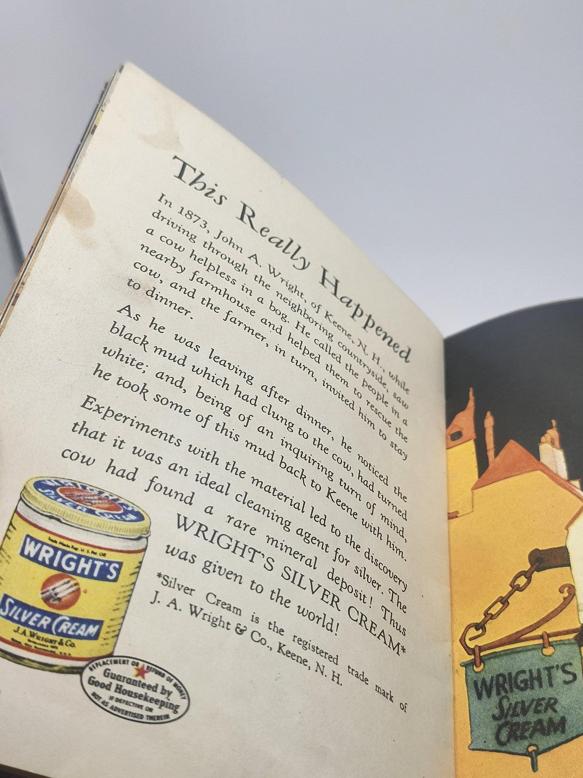 Vintage 1944 The Cow And The Silver Cream Vernon Grant J.A. Wright PB Kids