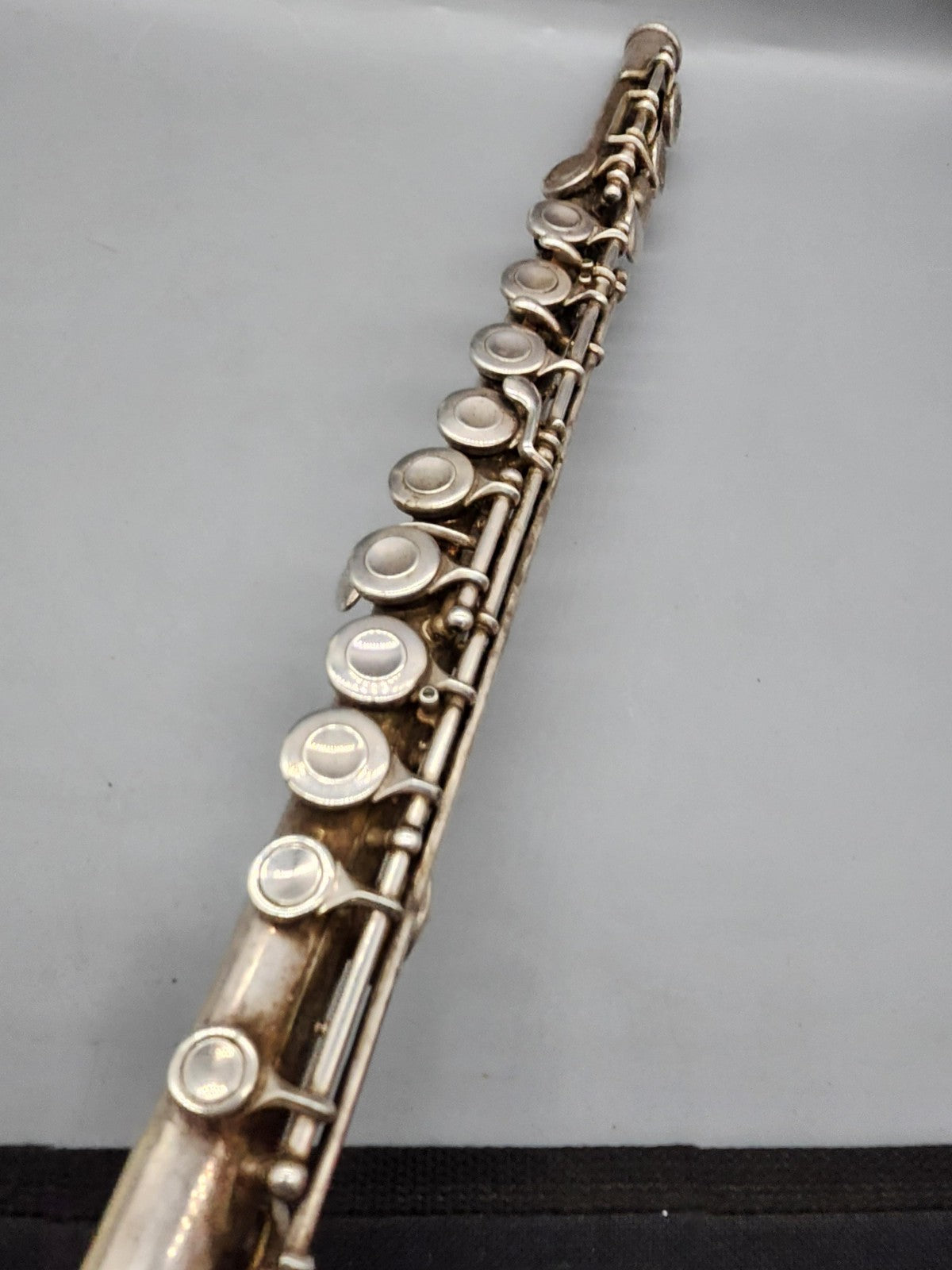 Vintage Selmer USA C Concert Flute Silver Closed Hole Straight Headjoint Case