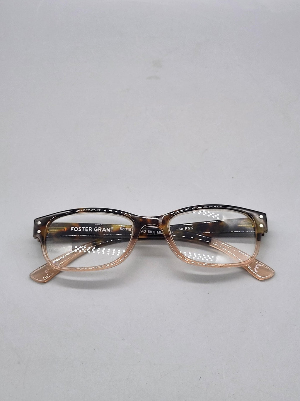 Foster Grant Reading Eyeglasses +2.75 Tortoise Pink Womens Monroe PL0121 Square