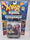 Vintage X-Men Steel Mutants Professor X Vs Magneto ToyBiz 1994 Diecast Carded