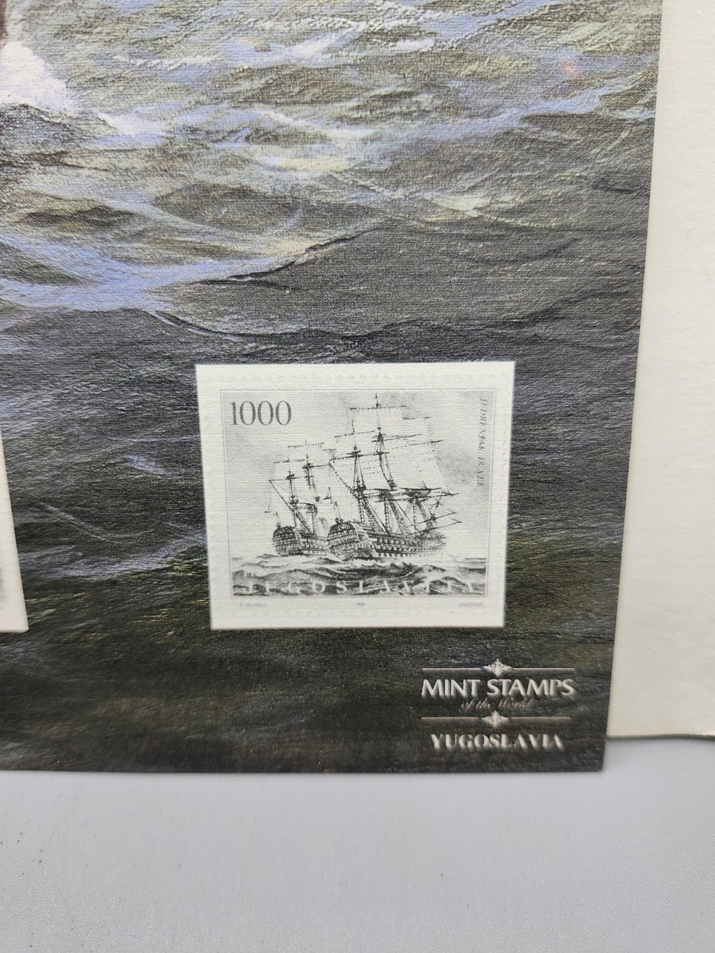 Mint Stamps Yugoslavia Sailing Ships 1989 MNH Multicolor Souvenir Sheet Panel
