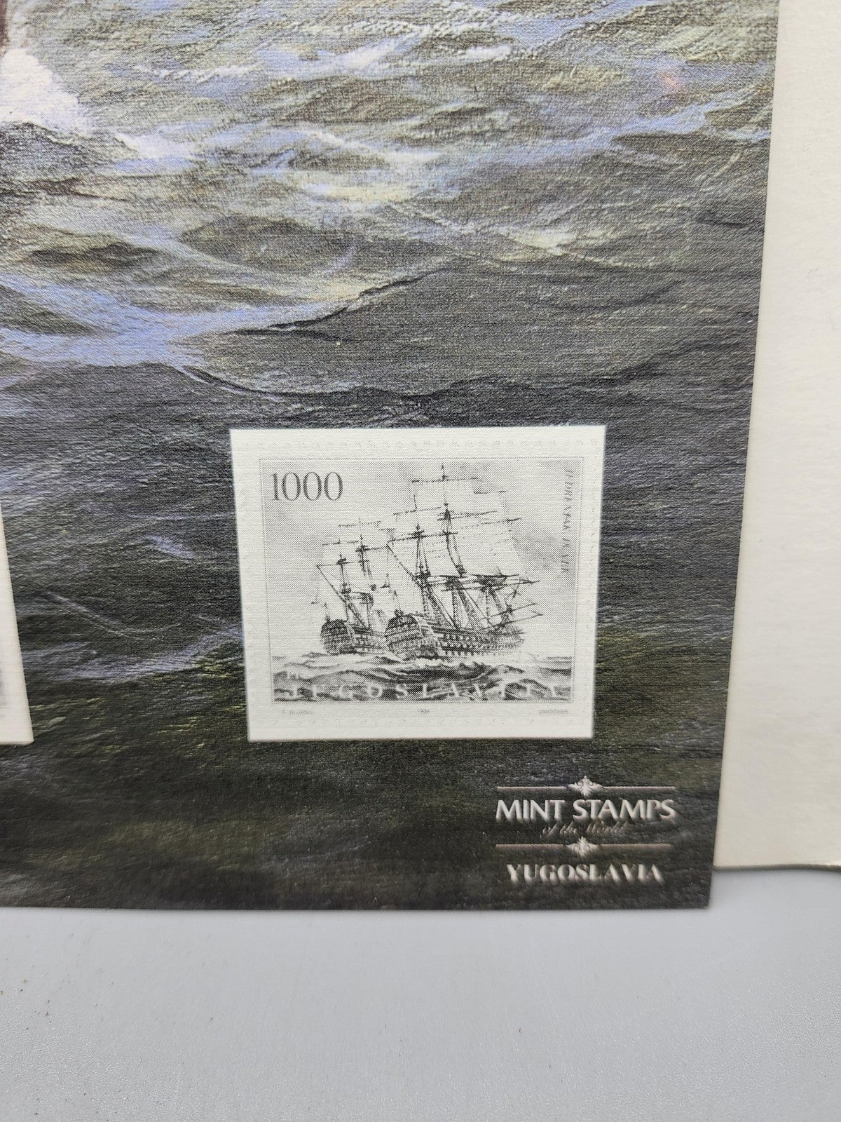 Mint Stamps Yugoslavia Sailing Ships 1989 MNH Multicolor Souvenir Sheet Panel