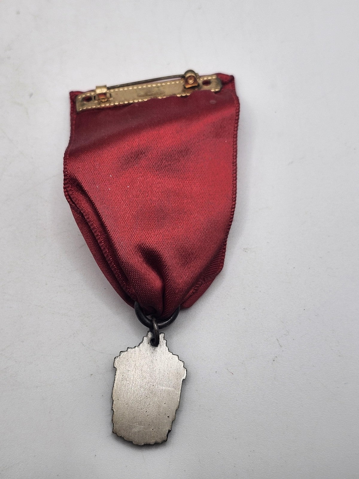 Vintage Zlot Okregu IX SPWA Medal Red Ribbon Auburn NY Veterans 1949 Event