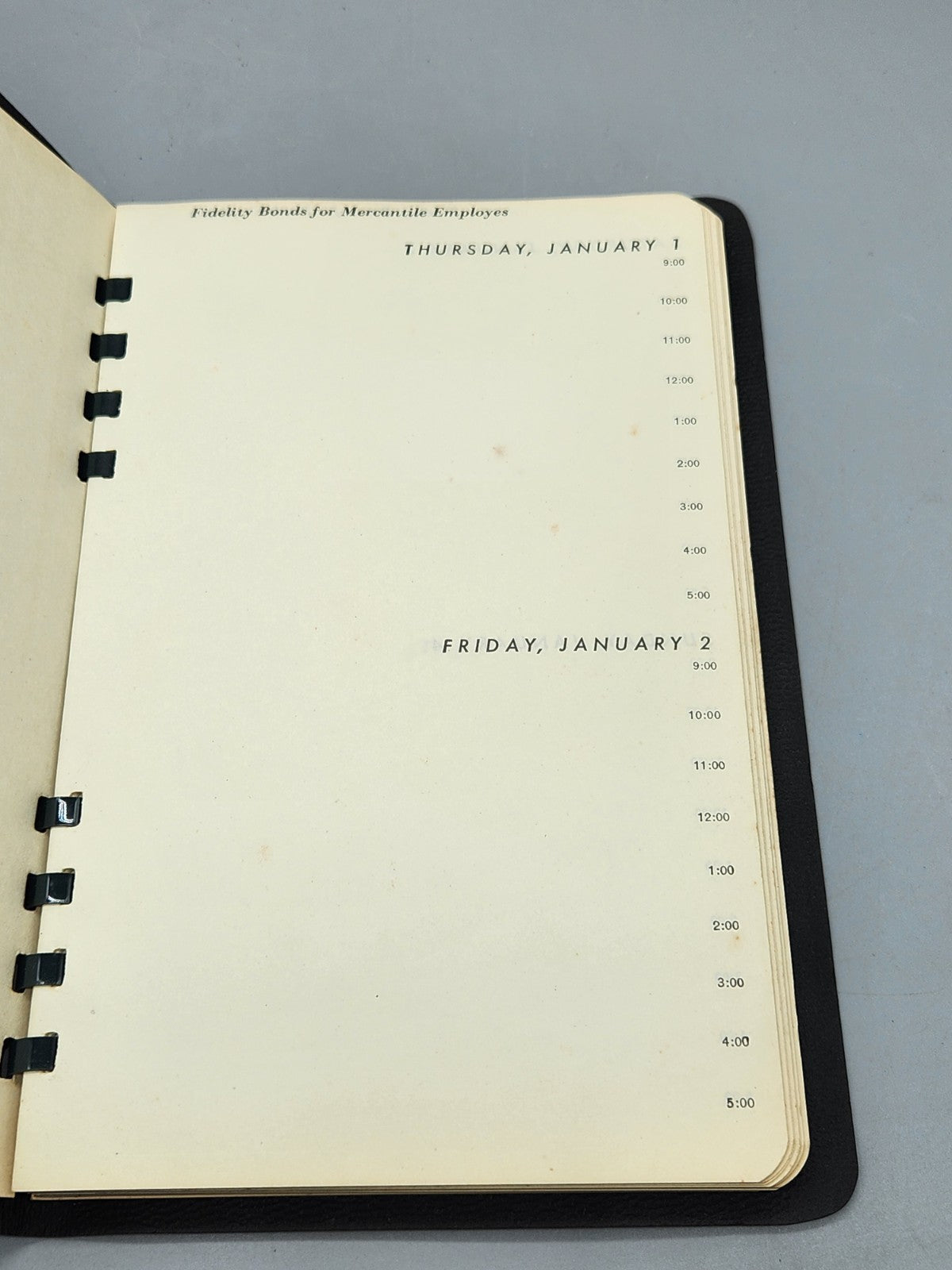 1942 Vintage Planner Straight Out Of WWII Era Geneva NY Advertising Piece