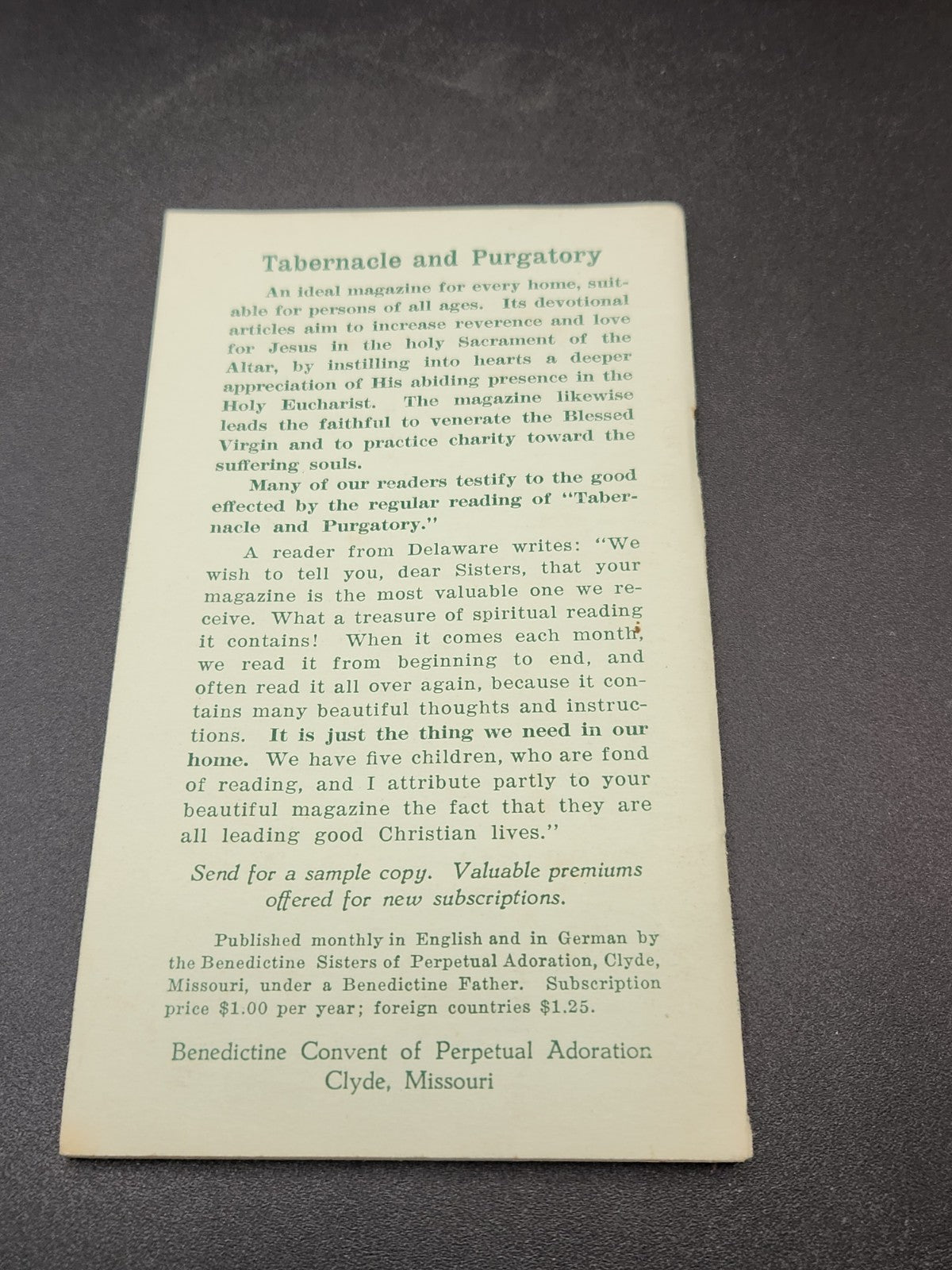 1936 Our Heavenly Companions 1st Edition Catholic Prayer Book Angel Booklet...