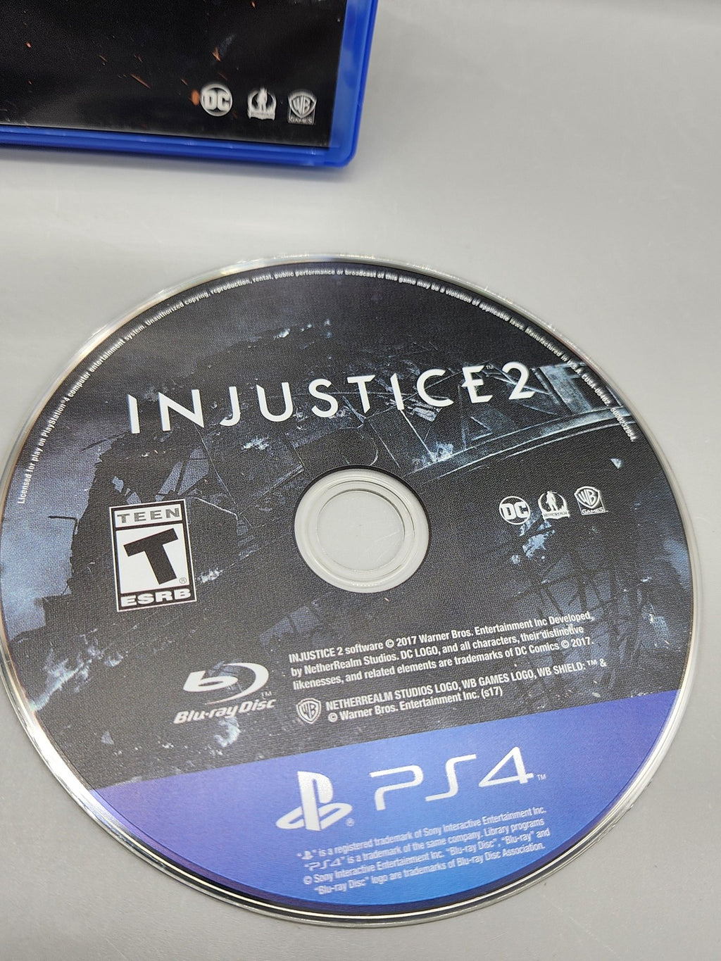 Injustice 2 PlayStation 4 PS4 Game T Warner Bros. NTSC-U/C 2017 Disc Manual