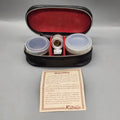 Vintage Kaligar Auxiliary Lens Set Wide Angle & Telephoto w/ Original Case 