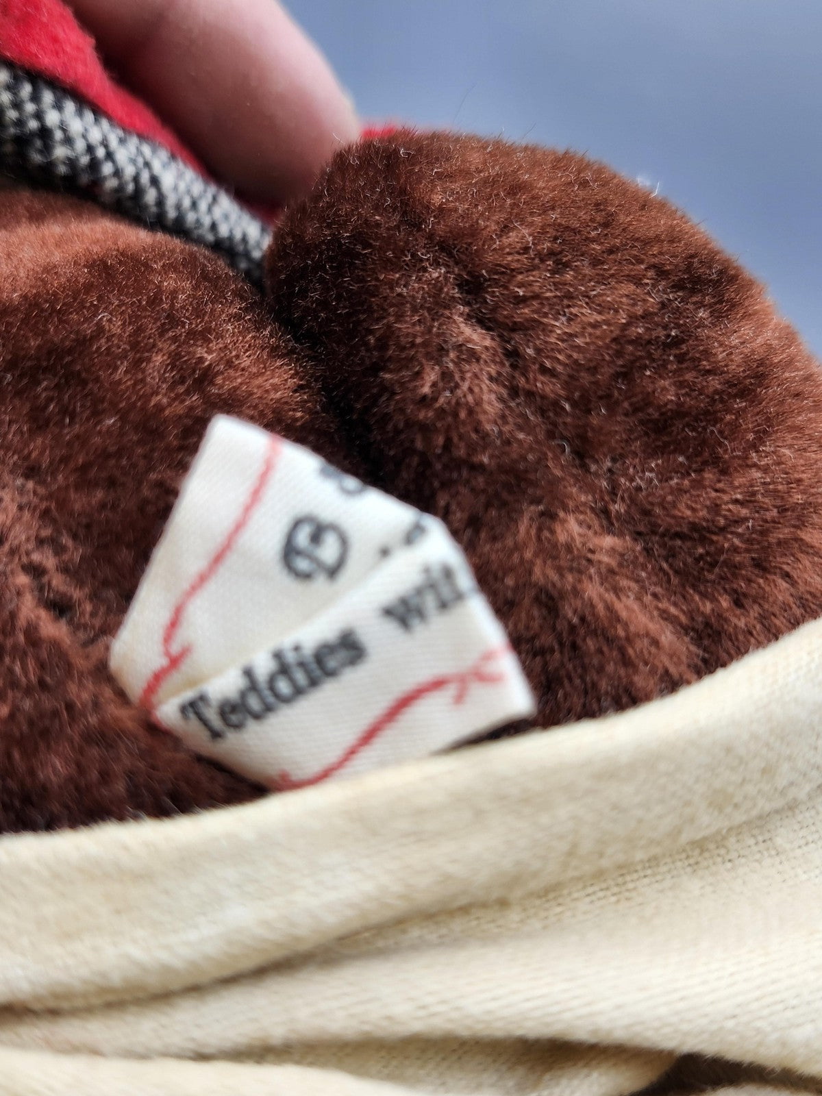 Vintage Boyds Bears Brown Teddy Bear Medium Dressed Plush Stuffed Toy Doll