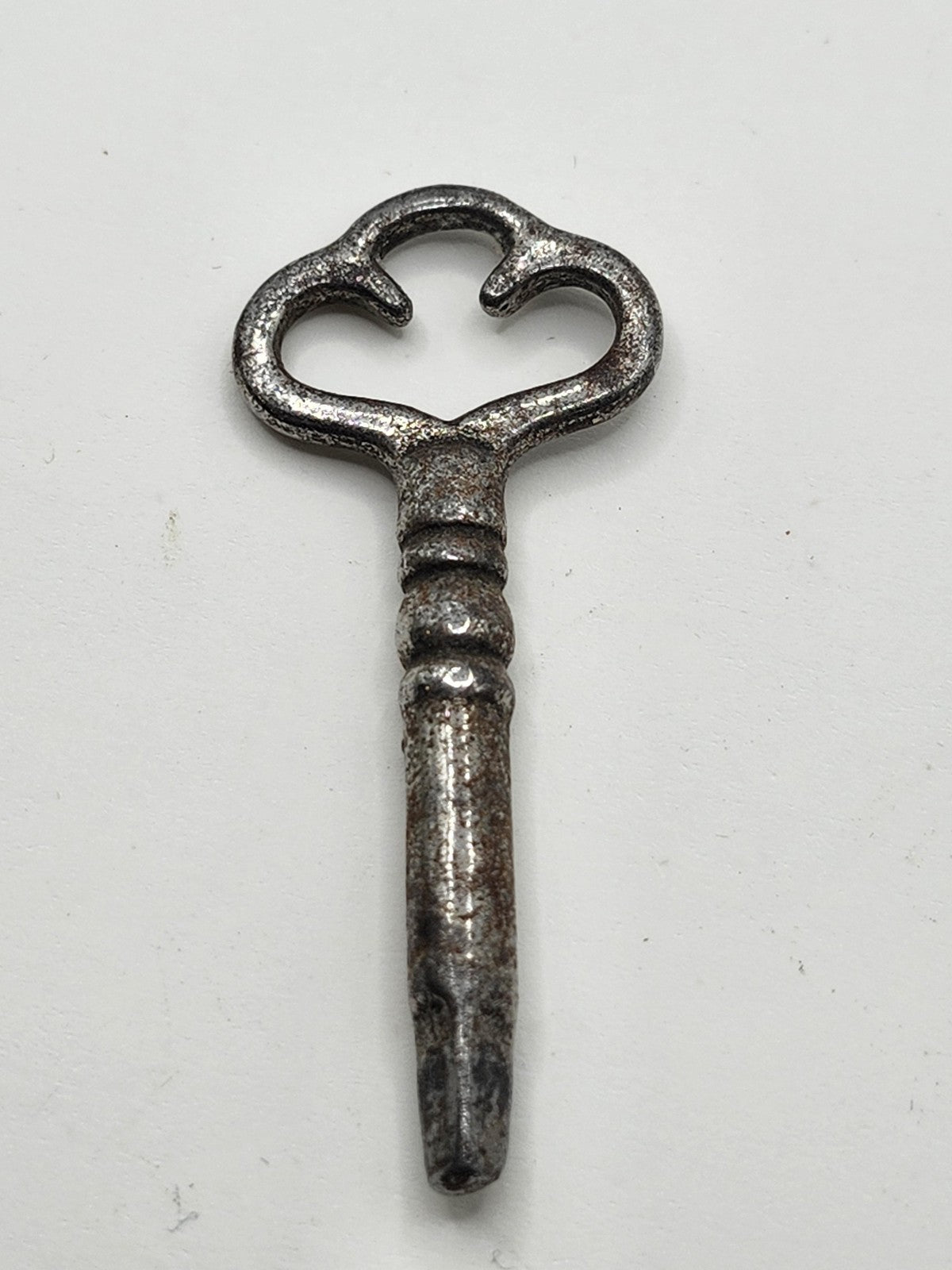 Vintage Clock Winding Key Small Silver Tone Metal Clock Repair Tool Decor
