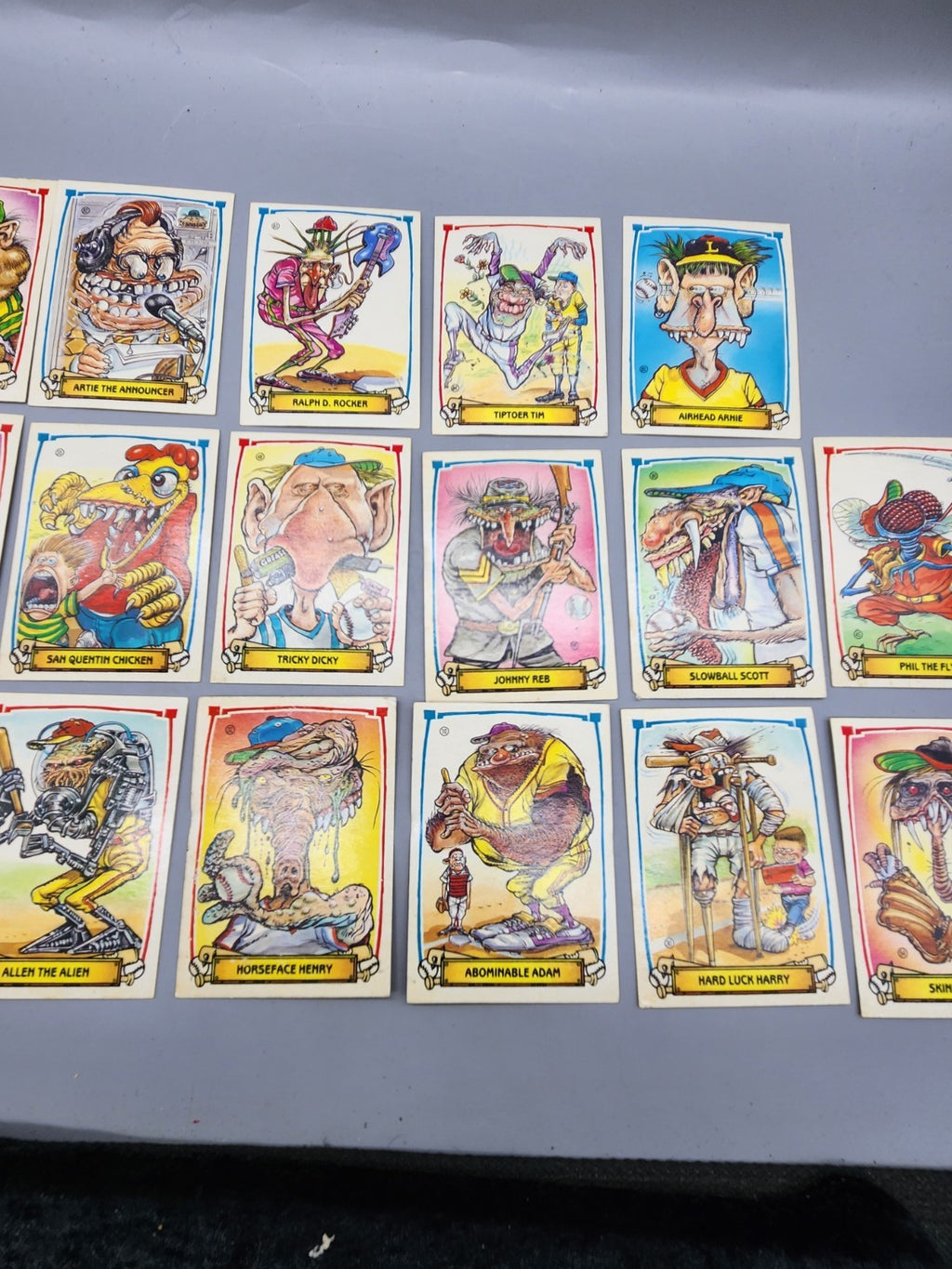 Retro Garbage Pail Kids Trading Card Bundle – Sports & Oddball Character Mix...